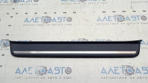 Kia EV6 22-24 black outer front right door sill with chrome molding