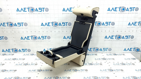 Rear seat backrest, 2nd row, center, BMW X5 G05 19-22, Canberra-Beige leather, for cleaning