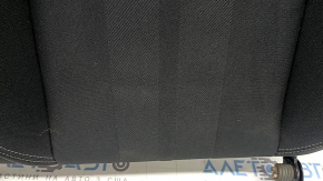 Left rear seat backrest for Ford Mustang mk6 15-23 coupe, black fabric, wrinkled, worn