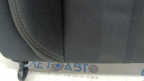 Left rear seat backrest for Ford Mustang mk6 15-23 coupe, black fabric, wrinkled, worn