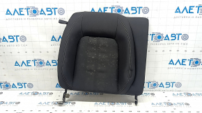 Right rear seat backrest, Ford Mustang mk6 15-23 coupe, black fabric, wrinkled, needs cleaning