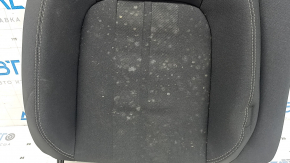 Right rear seat backrest, Ford Mustang mk6 15-23 coupe, black fabric, wrinkled, needs cleaning