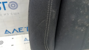 Right rear seat backrest, Ford Mustang mk6 15-23 coupe, black fabric, wrinkled, needs cleaning