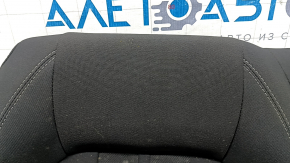 Right rear seat backrest, Ford Mustang mk6 15-23 coupe, black fabric, wrinkled, needs cleaning