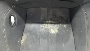Ford Mustang mk6 15-23 coupe rear seat cushion, black fabric, wrinkled, needs cleaning