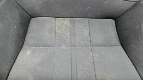 Ford Mustang mk6 15-23 coupe rear seat cushion, black fabric, wrinkled, needs cleaning