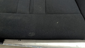 Ford Mustang mk6 15-23 coupe rear seat cushion, black fabric, wrinkled, needs cleaning