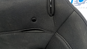 Ford Mustang mk6 15-23 coupe rear seat cushion, black fabric, wrinkled, needs cleaning
