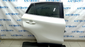 Toyota Venza 21-24 rear right door assembly, white 070, chips, sand, scratches