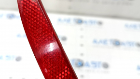 Right rear bumper reflector for Ford Mustang mk6 18-23 with cracks in the glass