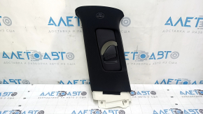 Left center pillar trim, upper belt, Toyota Venza 21-24, black, cloth, scratched