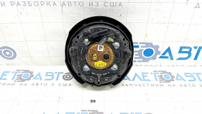 Black steering wheel airbag for the driver's side of a Ford Mustang mk6 18-23, rusty squib