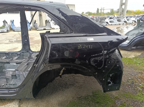 Rear left quarter wing for Audi Q8 19-25, black