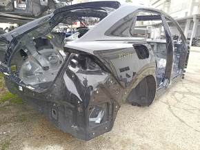 Rear right quarter wing for Audi Q8 19-25, black
