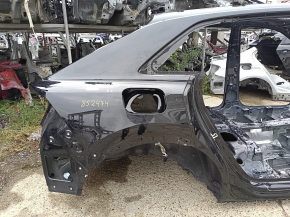 Rear right quarter wing for Audi Q8 19-25, black