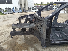 Front left quarter panel for Audi Q8 19-25, black