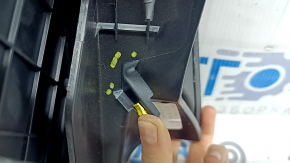 Glove box, glove compartment Ford Mustang mk6 15-20 black with AIRBAG, scratches, broken mount
