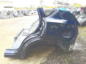 Quarter wing rear left Mazda CX-5 17-24 on the body, blue, pokes