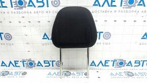 Ford Mustang mk6 15-23 driver's seat headrest, black, white stitching
