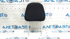 Ford Mustang mk6 15-23 driver's seat headrest, black, white stitching