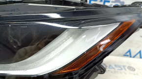 Left front headlight assembly for Toyota Venza 21-24 XLE Limited, lens, with mount, broken mount