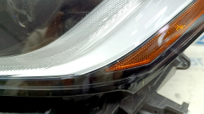 Left front headlight assembly for Toyota Venza 21-24 XLE Limited, lens, with mount, broken mount