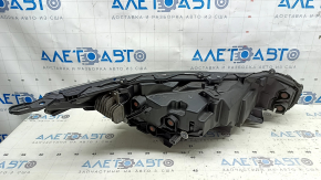 Left front headlight assembly for Toyota Venza 21-24 XLE Limited, lens, with mount, broken mount