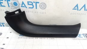 Right trunk door trim for Toyota Venza 21-24, black, worn