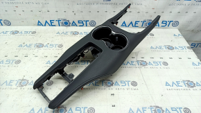 Toyota Venza 21-24 center console trim with cup holders, black