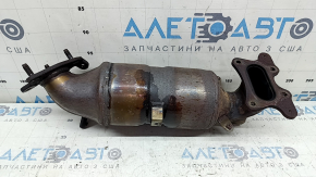Exhaust manifold with catalytic converter for a 1920 Honda Accord hybrid, studs cut
