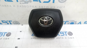 Black steering wheel airbag for the Toyota Venza 21-24.