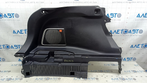 Left arch trim for Toyota Venza 21-24, black, with JBL subwoofer, scratches