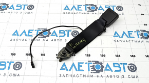 Left rear seat belt latch for Ford Mustang mk6 18-23 black