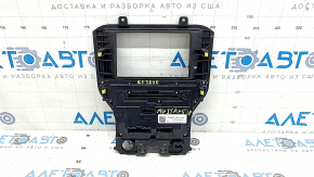 Ford Mustang mk6 15-23 climate control panel for a large monitor, carbon fiber film, scratches