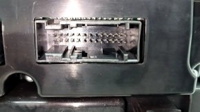 Ford Mustang mk6 15-23 climate control panel for a large monitor, carbon fiber film, scratches