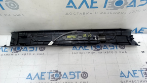 Door sill trim with illumination, front left, Toyota Venza 21-24, black, film-covered, dented