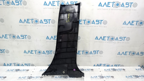 Lower left center pillar trim for Toyota Venza 21-24, black, scratches