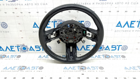 Ford Mustang mk6 15-23 steering wheel, black leather, ready for cleaning