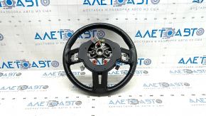 Ford Mustang mk6 15-23 steering wheel, black leather, ready for cleaning