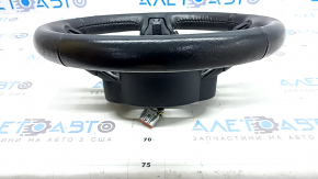 Ford Mustang mk6 15-23 steering wheel, black leather, ready for cleaning