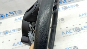 Ford Mustang mk6 15-23 steering wheel, black leather, ready for cleaning