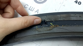 Rear left fender arch trim Mercedes GLC 300/350e/43 16-22 SUV structure, scratches, torn guides, crack in the mount