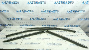 Door deflectors (set) for Toyota Venza 21-, scratches