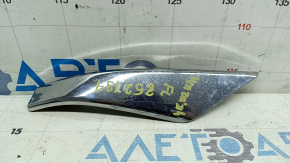 Lower left front bumper molding for Toyota Venza 21-24, chrome, sand