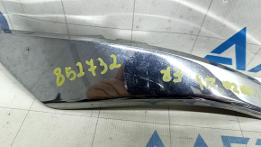Front bumper molding, lower right, Toyota Venza 21-24, chrome, sand, scratches, chip