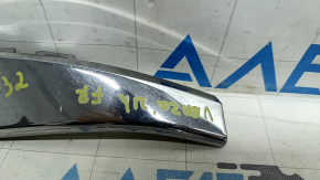 Front bumper molding, lower right, Toyota Venza 21-24, chrome, sand, scratches, chip