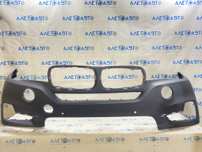Bare front bumper BMW X5 F15 14-18 for 2 parking sensors, without reflectors