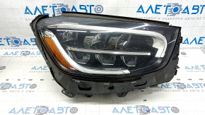 Mercedes GLC 20-22 LED right front headlight assembly with seal, sand