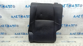 Left rear seat back for Toyota Venza 21-24 Limited, black leather, perforation, dented leather, scuffs