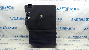 Left rear seat back for Toyota Venza 21-24 Limited, black leather, perforation, dented leather, scuffs
